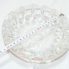 昭和レトロ　高級灰皿　社長室　応接室　東洋ガラス 　新品　119の画像