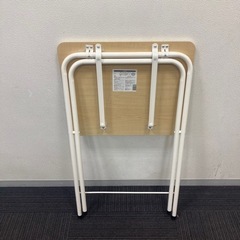 【中古品】M112 武田コーポレーション デスク 机 折りたたみテーブル ナチュラル コンパクトテーブルハイ OMTN-70NAの画像