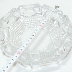 昭和レトロ　高級灰皿　社長室　応接室　SOGOガラス 　新品　120の画像