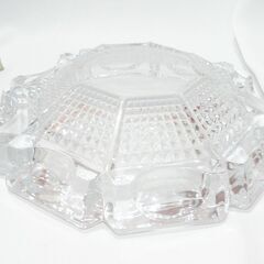 昭和レトロ　高級灰皿　社長室　応接室　SOGOガラス 　新品　120の画像