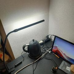 LEDのクランプデスクライト　ブラックの画像