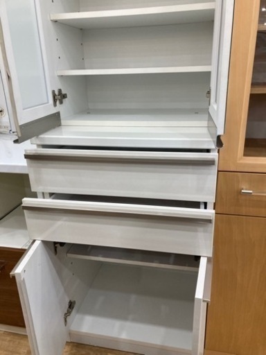 高木木工所】取りに来れる方限定！2枚扉食器棚です！！