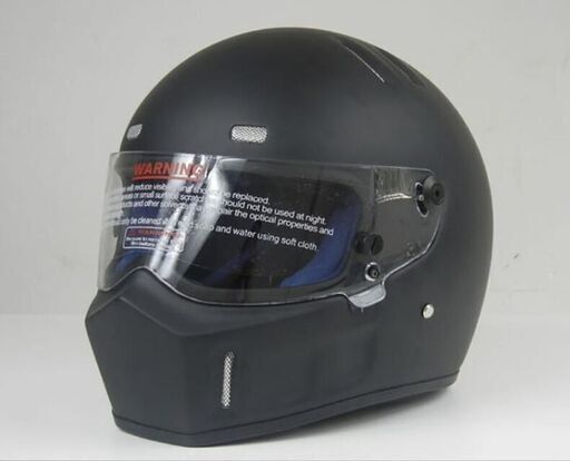 SIMPSON 風 ATV-１ フルフェイス ヘルメット ブラック 艶消し