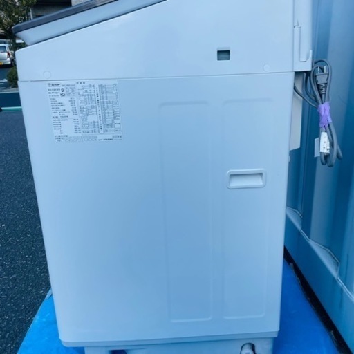 【2020年製】SHARP 10kg 縦型洗濯乾燥機　配達OK?