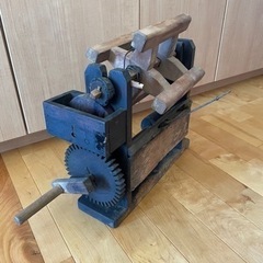 古民具　座繰り機・糸巻きの画像