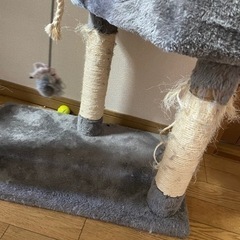 【引き取り】キャットタワー 高級キャットクライミングフレーム小さなサイザルツリーハウスプレートペットのおもちゃジャンププラットフォームGigiマスコット 大型キャットタワー Annacboy の画像