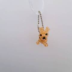 犬のキーホルダー（ビーズ）