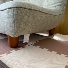 【取引決定】2人掛けソファー　ローソファーあげますの画像