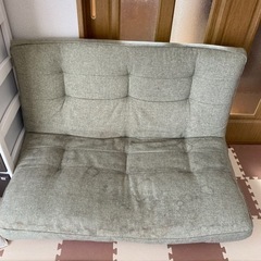 【取引決定】2人掛けソファー　ローソファーあげます