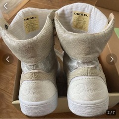 diesel ディーゼルスニーカー24cm 訳あり美品！の画像