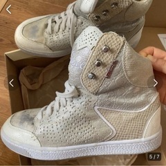 diesel ディーゼルスニーカー24cm 訳あり美品！の画像