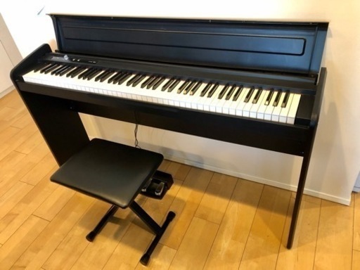 美品*¥73,200円で購入*KORG コルグ 電子ピアノ *LP180 88鍵 ブラック（ 黒譜）面立て・ペダル・椅子・ヘッドフォン