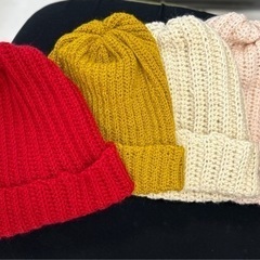 手作りニット帽！１つ¥700-