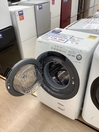 安心の６か月保証付き！SHARPの2019年製7.0ｋｇドラム式洗濯乾燥機！