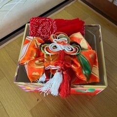 七五三の帯と飾り紐