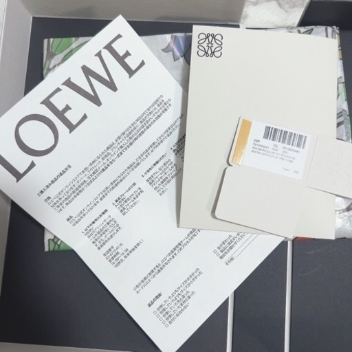 【新品未使用】LOEWE バイカラー スカーフ マフラー