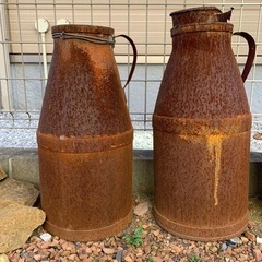アンティーク　ミルク缶　牛乳缶