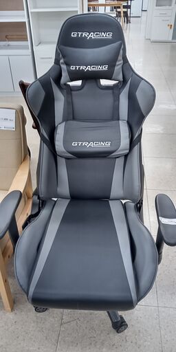 ★ジモティ割あり★  ゲーミングチェア 黒 H1265×D560×W380 クリーニング済み TJ146