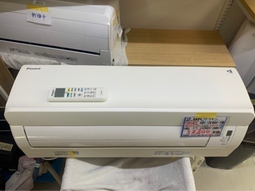 【ダイキンエアコン2.8K】【17年製】【10畳】【6ヶ月保証】【クリーニング済】【取り付け可能】【管理番号12802】