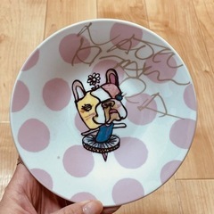 【取引完了】フレンチブルドッグ　小皿　ジョナサンの画像