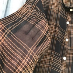 透け感ブラウスの画像