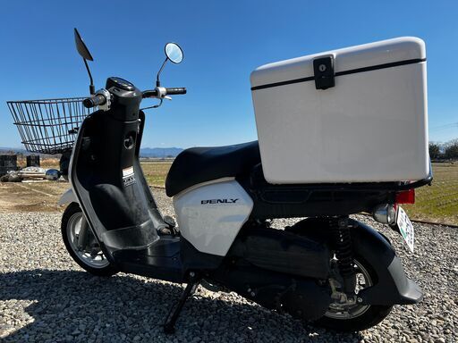 ※早い者勝ち☆超お買い得！BENLY（ベンリー）熊本市内限定配送※低走行４６Km 令和３年購入※ 前カゴ・リアBOX付き