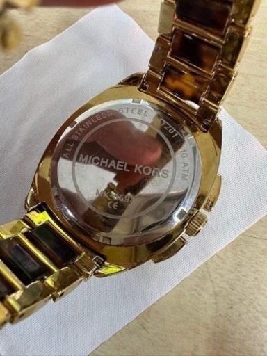 Michael Kors MK5593 [クロノグラフ べっ甲/トータス]   リサイクルショップ宮崎屋　住吉店　24.2.26F