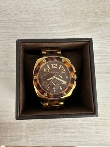 Michael Kors MK5593 [クロノグラフ べっ甲/トータス]   リサイクルショップ宮崎屋　住吉店　24.2.26F