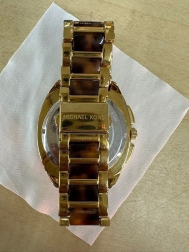 Michael Kors MK5593 [クロノグラフ べっ甲/トータス]   リサイクルショップ宮崎屋　住吉店　24.2.26F