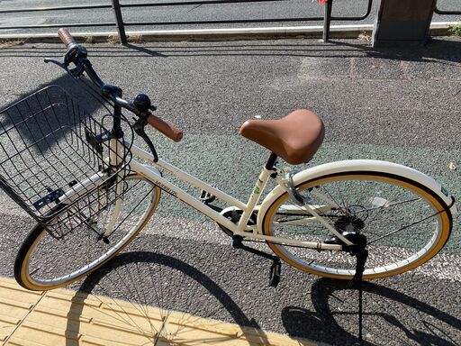 リサイクルショップどりーむ天保山店　No.609　自転車　6段ギア付き！LEDライト付き！早い者勝ち！