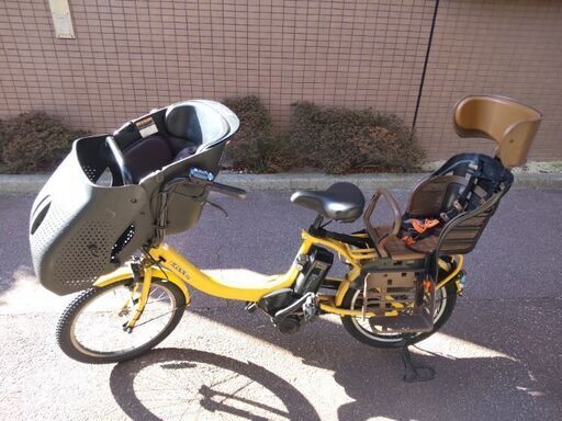 【値下げ】3人乗り PAS Kiss mini un SP 電動自転車