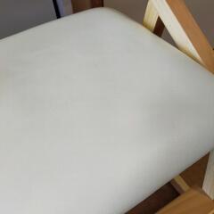 【取りに来られる方】RIZKIZ 木製 キッズチェア 【ナチュラル×ホワイト】 学習椅子　3脚の画像