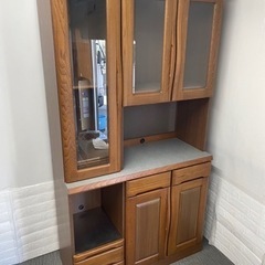 未使用の食器棚　丸善家具