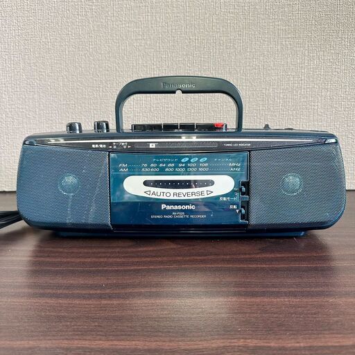213 動作OK★Panasonic パナソニック ステレオ ラジオカセット レコーダー RX-FS25 ACコードあり ラジカセ レトロ