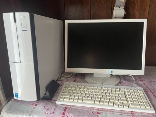 NEC　デスクトップ　パソコン　キーボード　本体セット