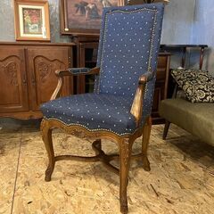 Baker社 欧風猫足 ビンテージチェア○D111M197