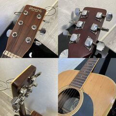 ★音出し確認済★アリア　ARIA　W200　W-200　アコースティックギター　アコギ  ギター フォーク　ビンテージ★B0CM0304の画像