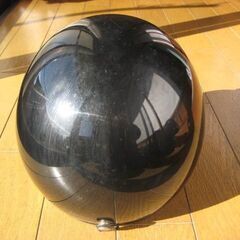 ジェットヘルメット　黒の画像