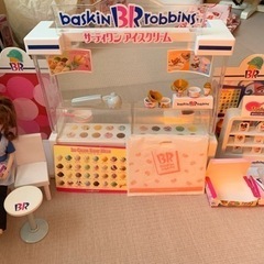 美品！激安！リカちゃんセット　おかいものパークミスタードーナッツくら寿司サーティワンアイスの画像