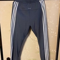 adidasジャージ下新品（メンズ・グレー・Lサイズ）の画像