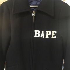 アベイシングエイプ‼️ビッグロゴ　ウールジャケット　XXSサイズ アベイシングエイプ‼️ビッグロゴ ウールジャケット XXSサイズ
