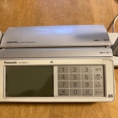 FAXと子機1台付きパナソニック電話お譲りします。