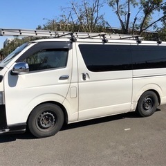 ハイエース200系　平成19年　走行距離350000km 作業棚付き