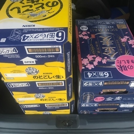 のどごし生　500m 3ケース　金麦 500m ２ケース