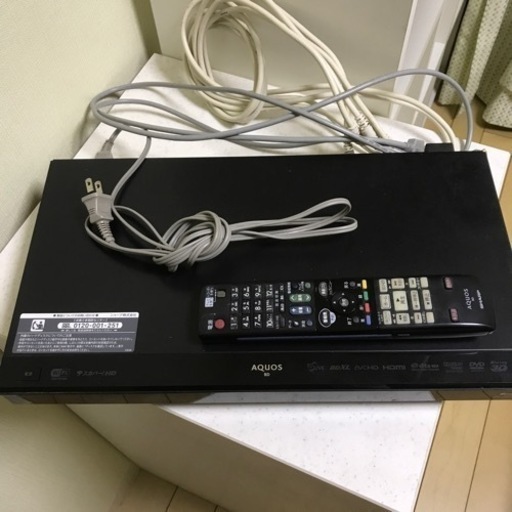 シャープ　ブルーレイ　ハードディスクレコーダー