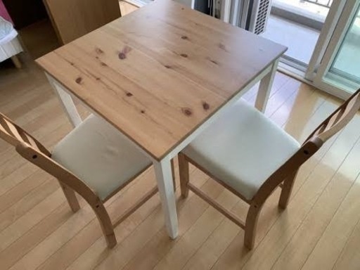 IKEA レールハムン 椅子付き ダイニング
