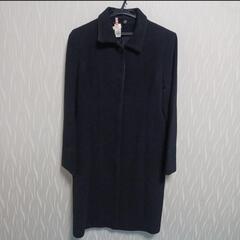 【クリーニング済みの美品】ロングコート(ファー付き)の画像