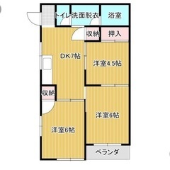 3DK❗️風呂デカ❗️初期費用無料❗️地域最安値❗️セブン目の前...