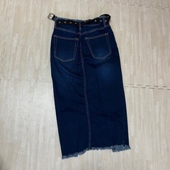 【Janiss】デニムロングスカートの画像