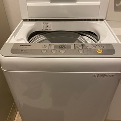 本日の受け渡し希望　Panasonic製洗濯機5.0kg 2017年製の画像